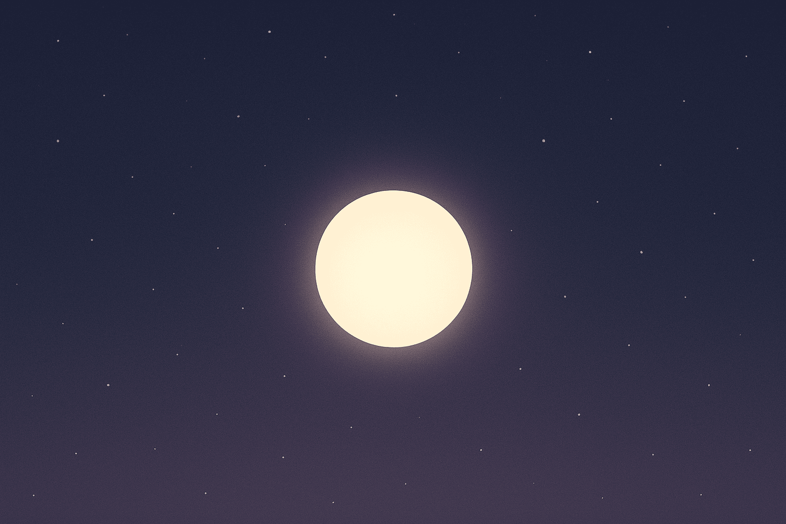 Full moon in a dark sky — science-based look at lunar effects on the human body