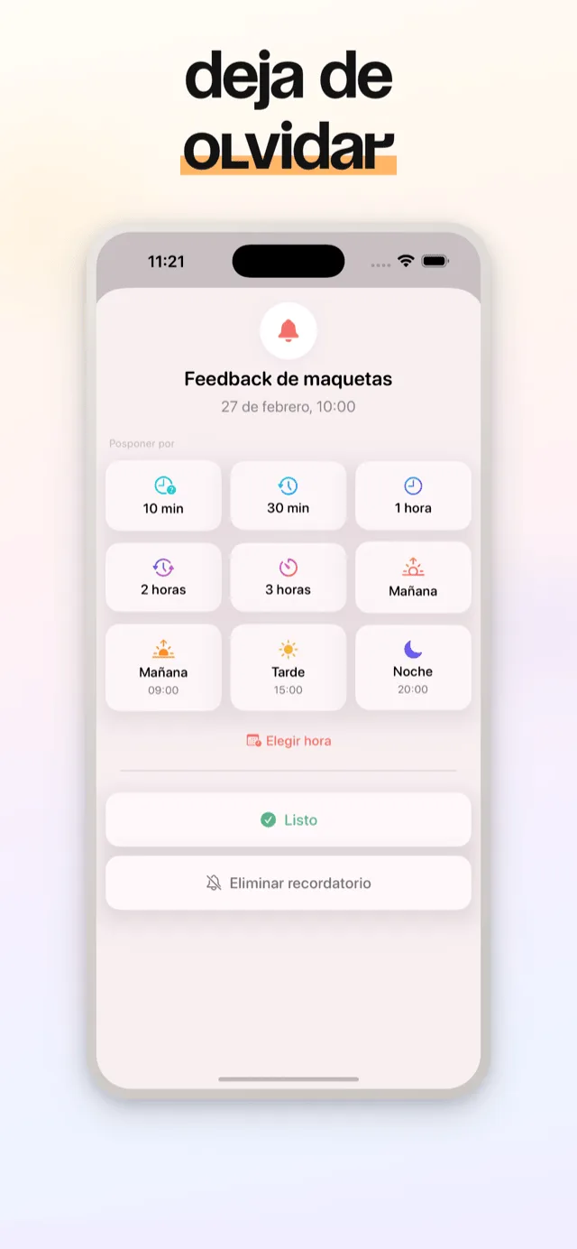 Recordatorios