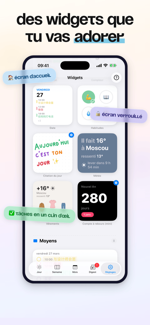 Calendrier Lifestyle