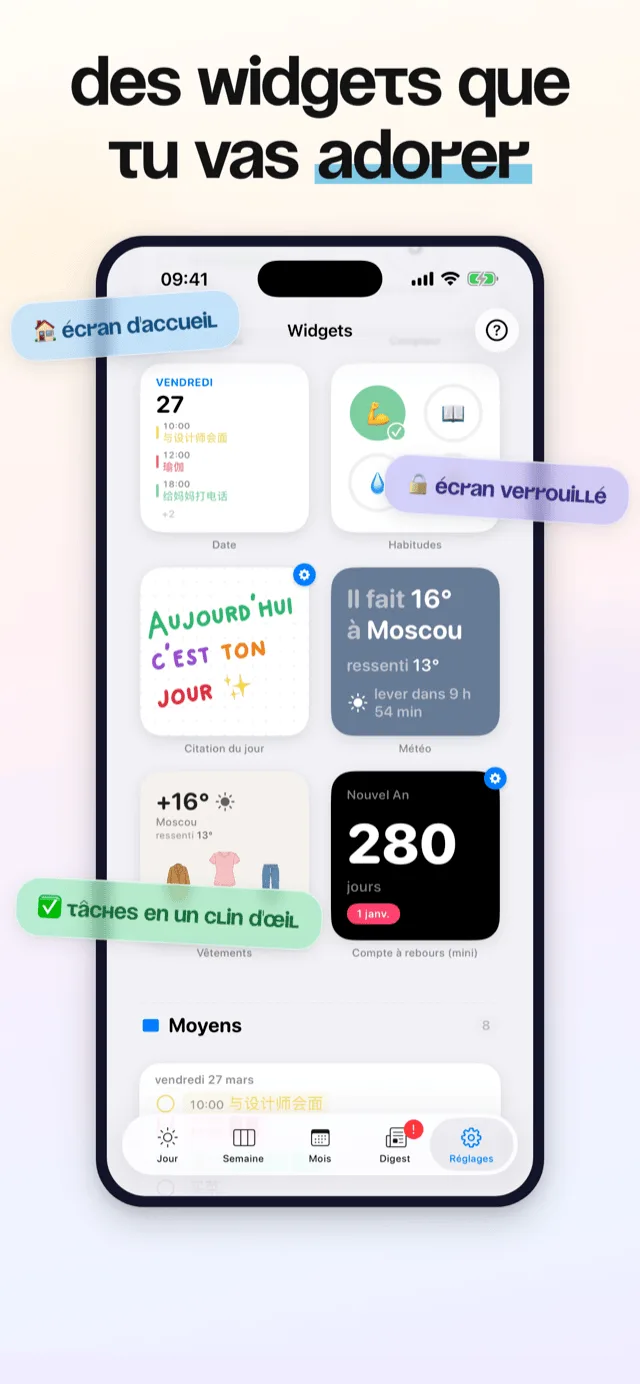 Calendrier Lifestyle