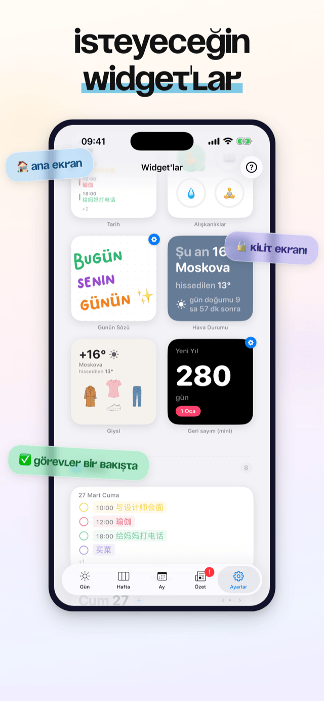 Yaşam Tarzı Takvimi